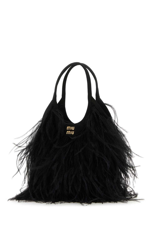 Miu Miu Women Embellished Satin Handbag