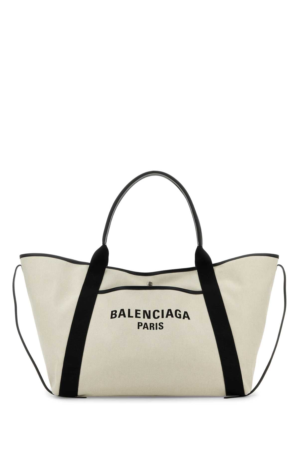 Balenciaga Women Sand Canvas Large Biarritz Shopping Bag
