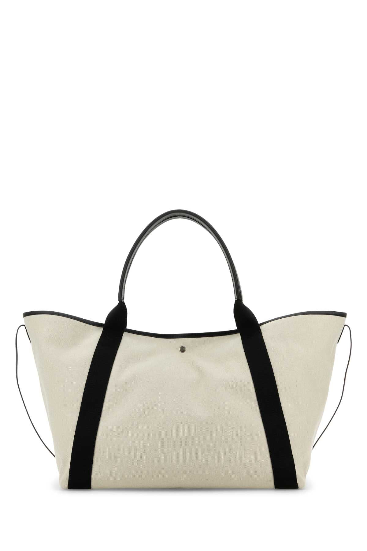 Balenciaga Women Sand Canvas Large Biarritz Shopping Bag