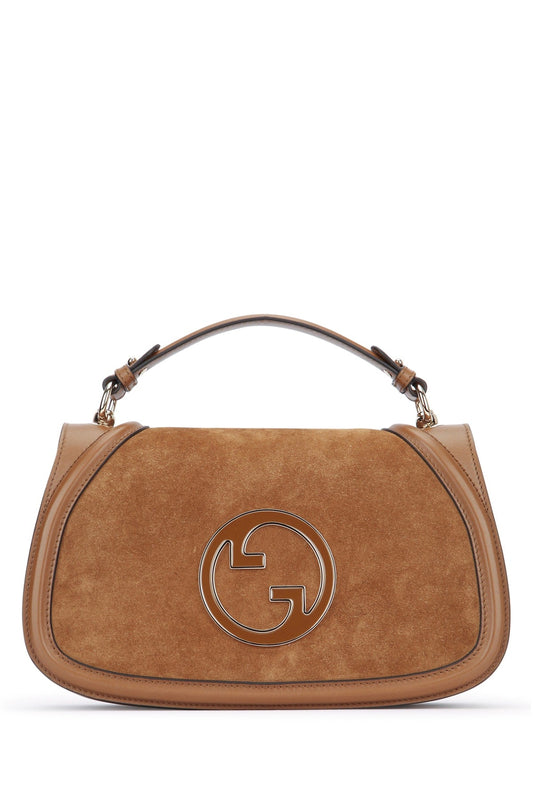 Gucci Women Handbag G.Blondie Suede Dafne/