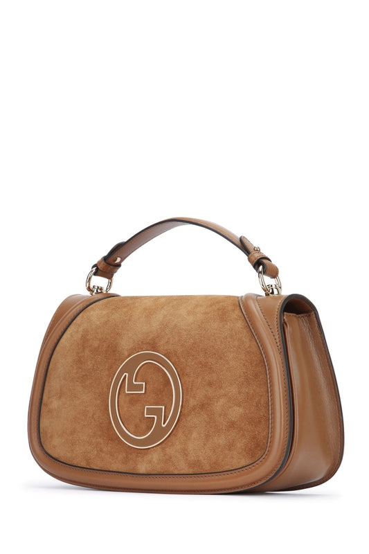 Gucci Women Handbag G.Blondie Suede Dafne/