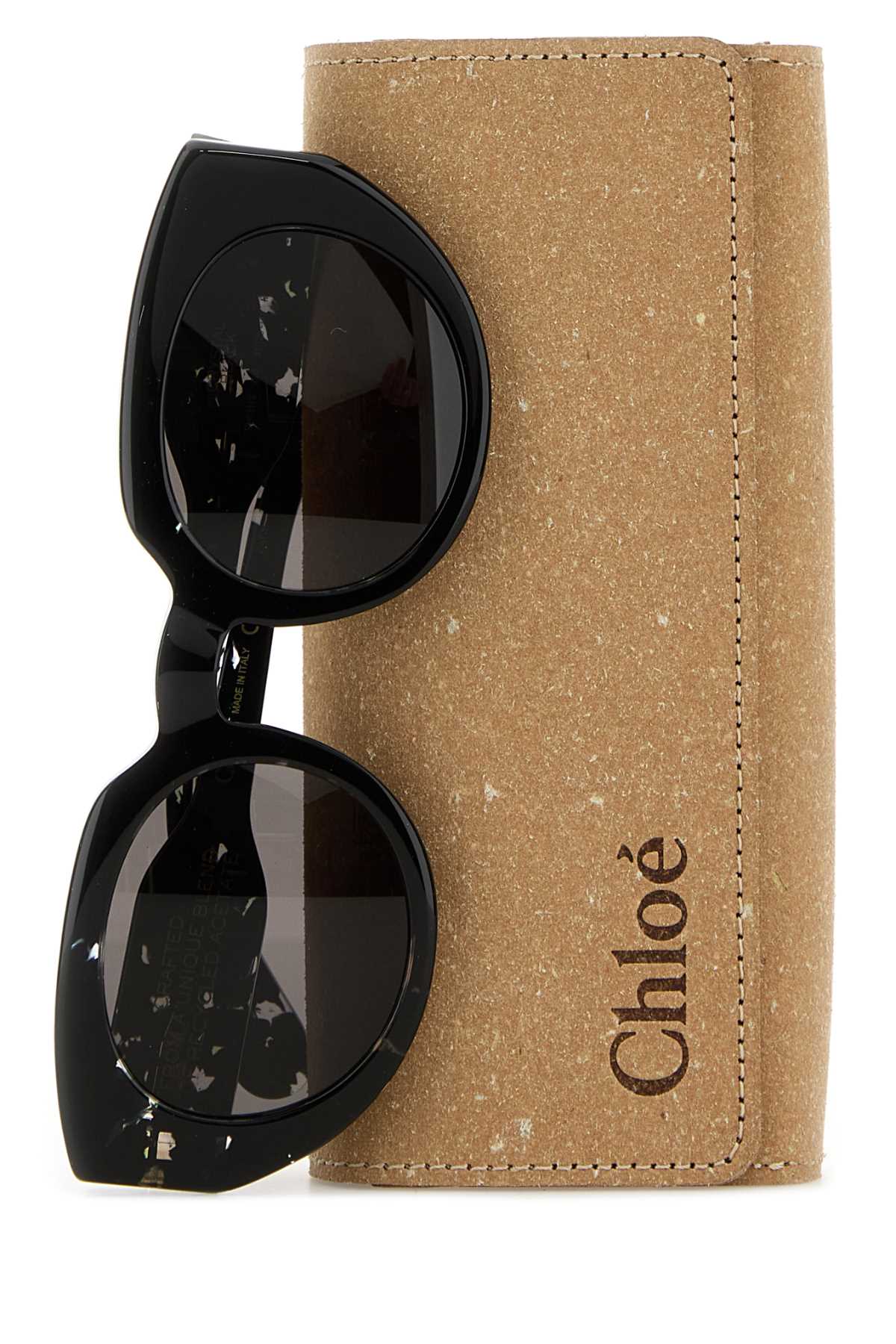 Chloe Women Black Acetate Gayia Sunglasses