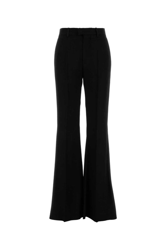 Balenciaga Women Black Viscose Palazzo Pant