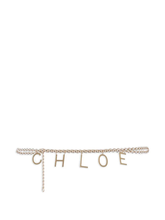 Chloe Women "Chloe" Letters Belt