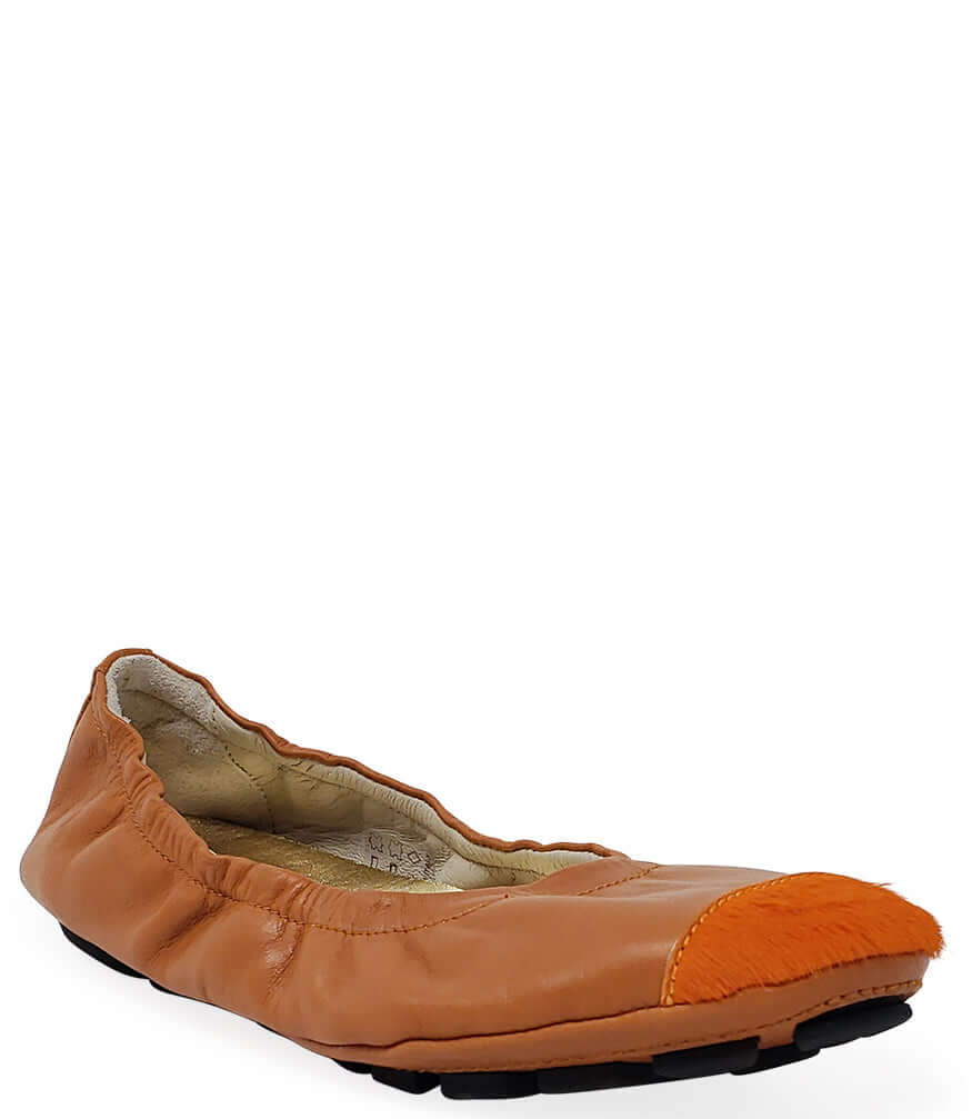 Canyon Calf Hair Tip Ballet Flat