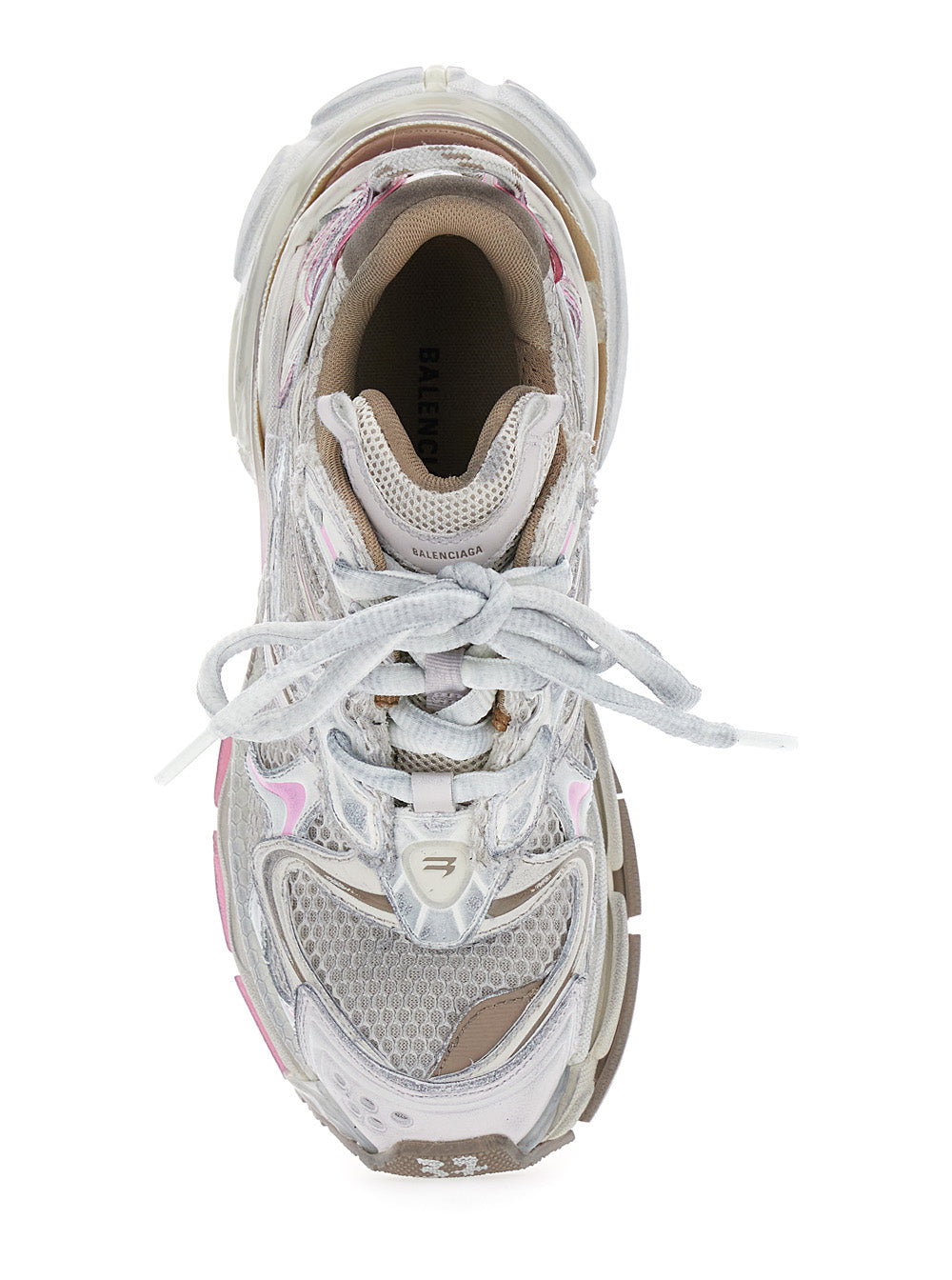 Balenciaga Women 'Runner 2.0' Multicolor Low Top Sneakers With Runner Logo In Tech Fabric Woman
