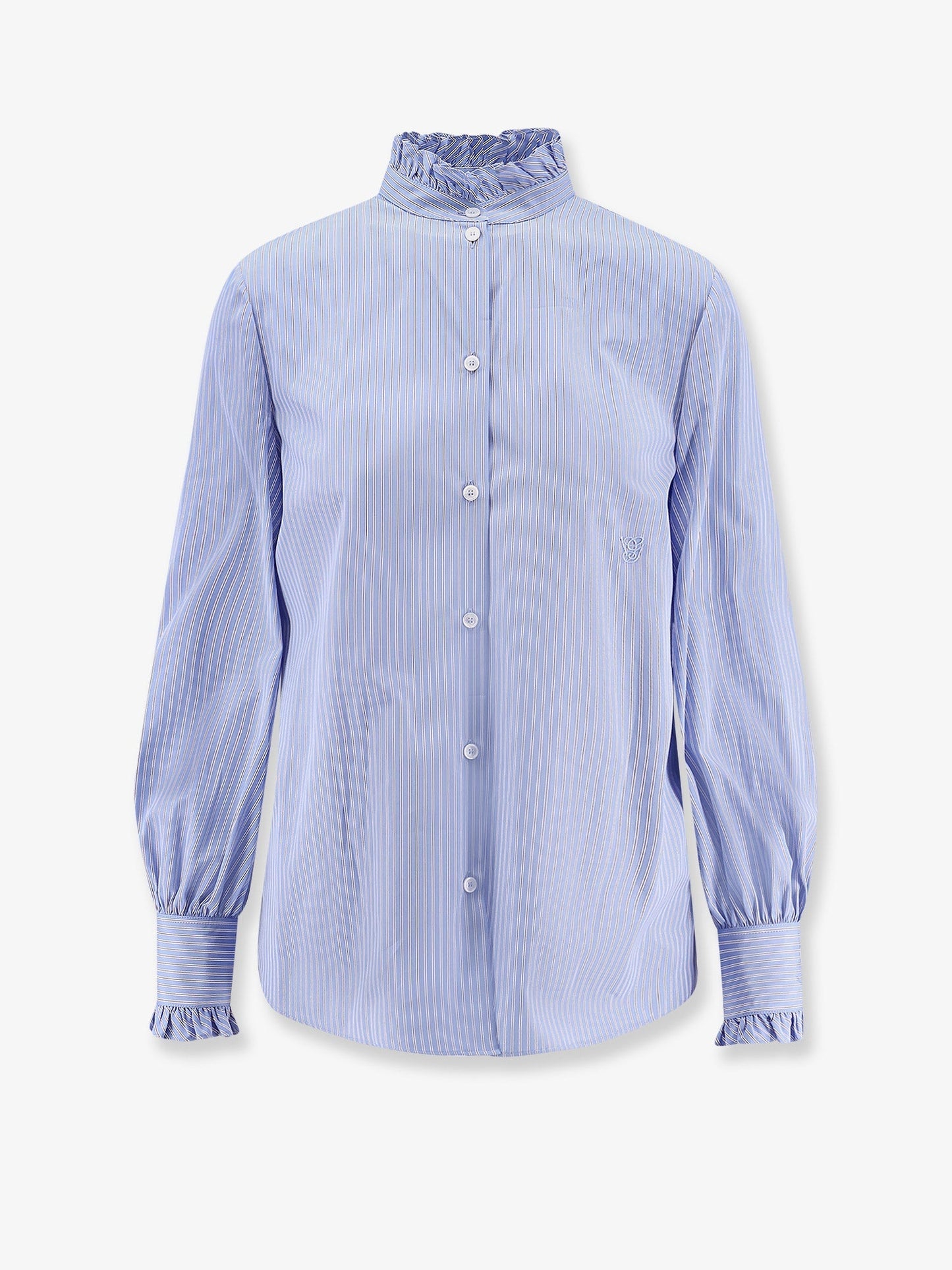 Valentino Women Classic Stripe Poplin Shirt
