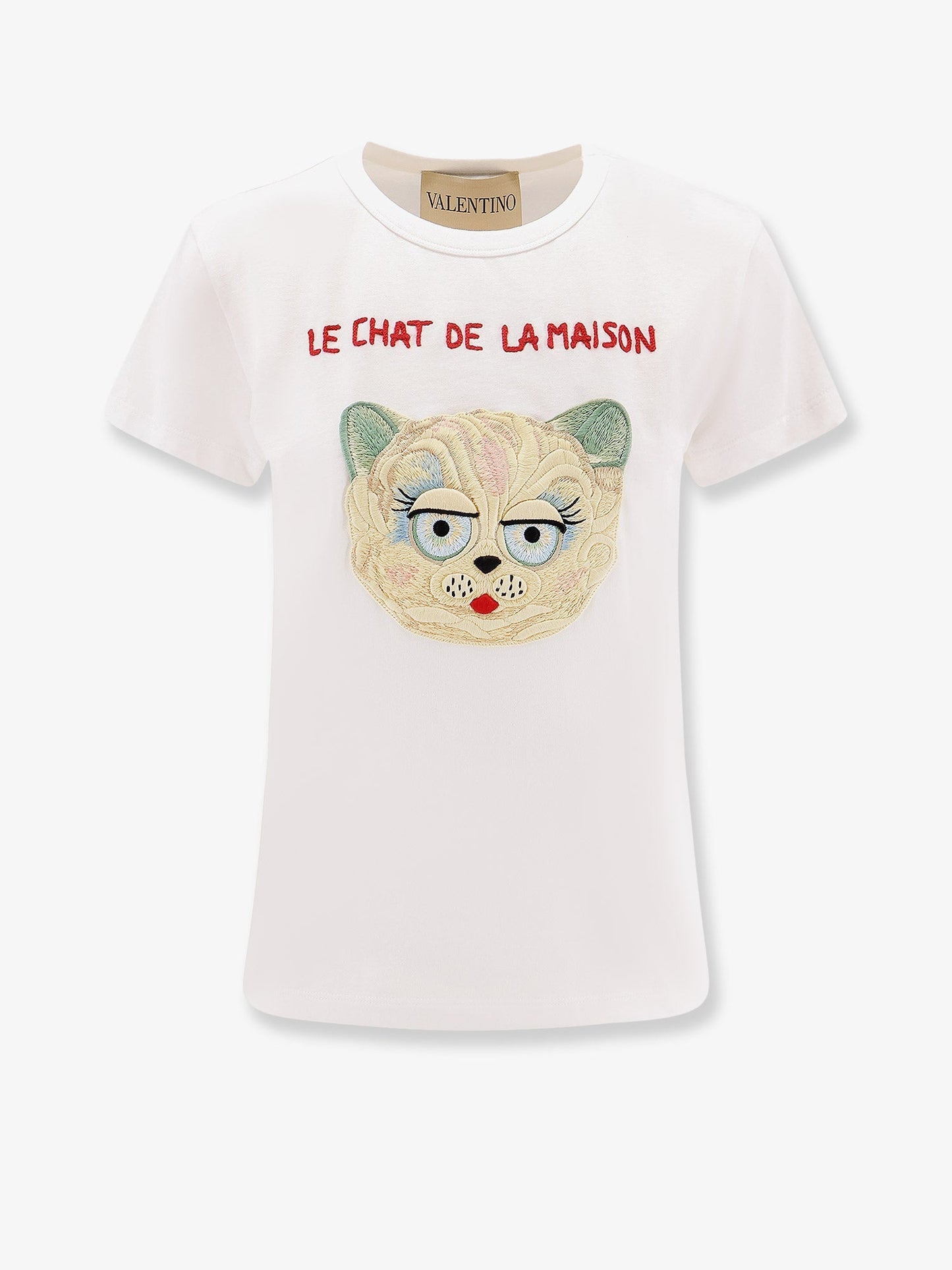 Valentino Women Le Chat De La Maison Jersey T-Shirt