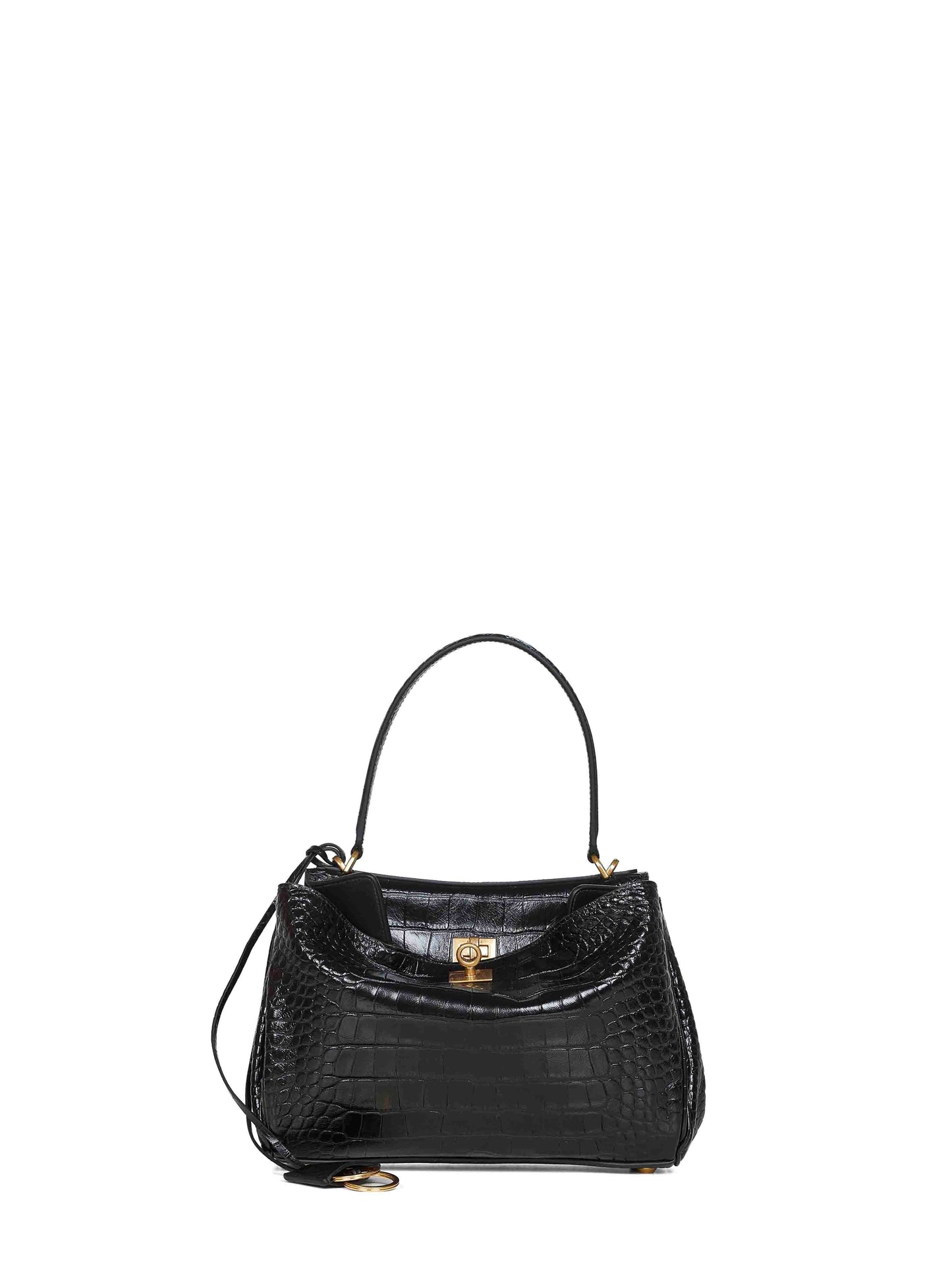 Balenciaga Women Black Rodeo Small Handbag