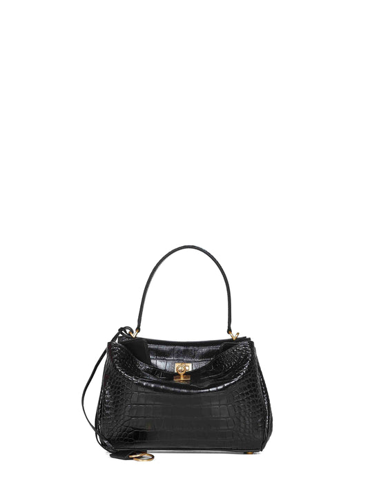 Balenciaga Women Black Rodeo Small Handbag