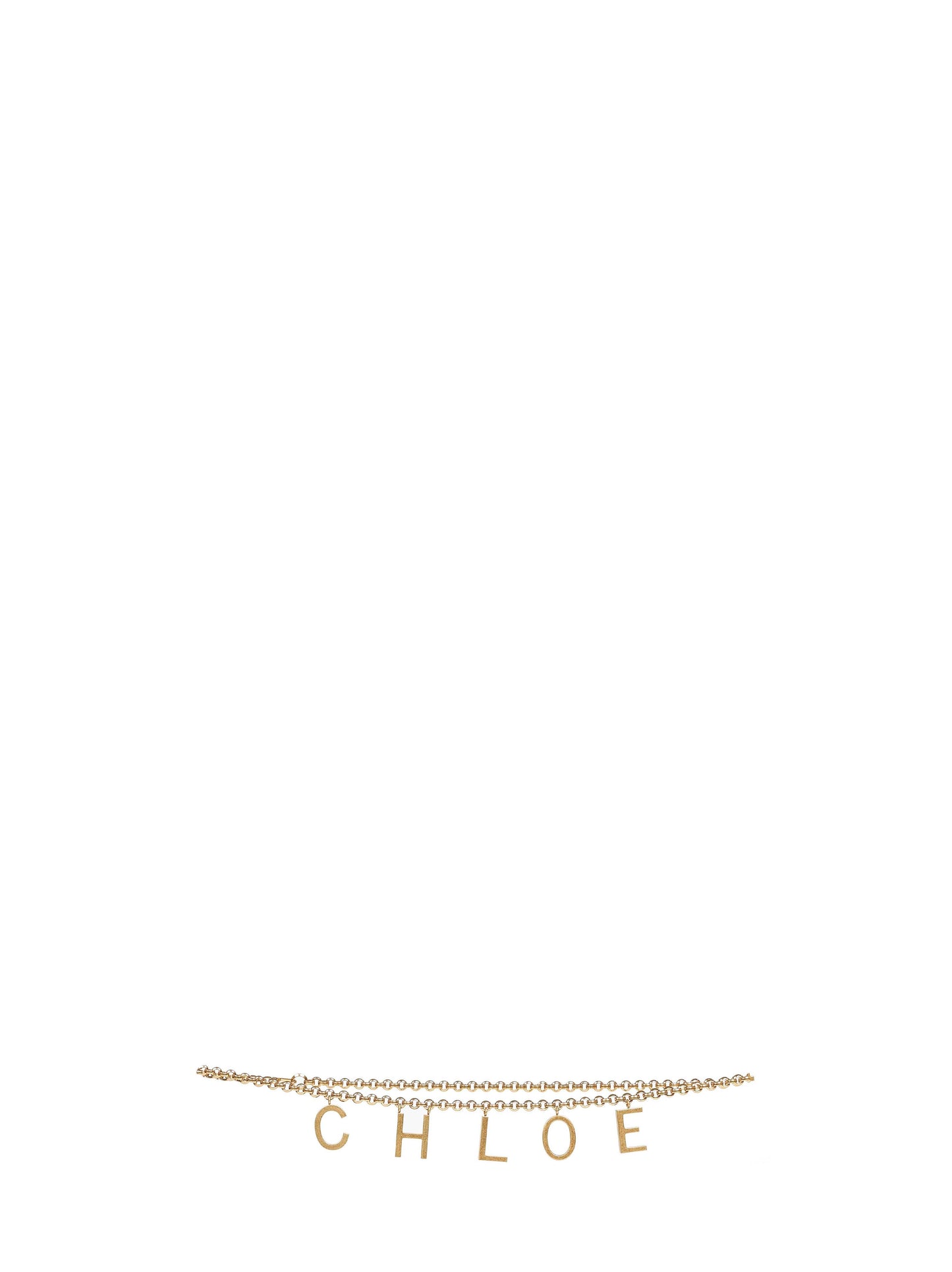 Chloé Women Gold Chloé Letters Jewelry Belt<Br/>