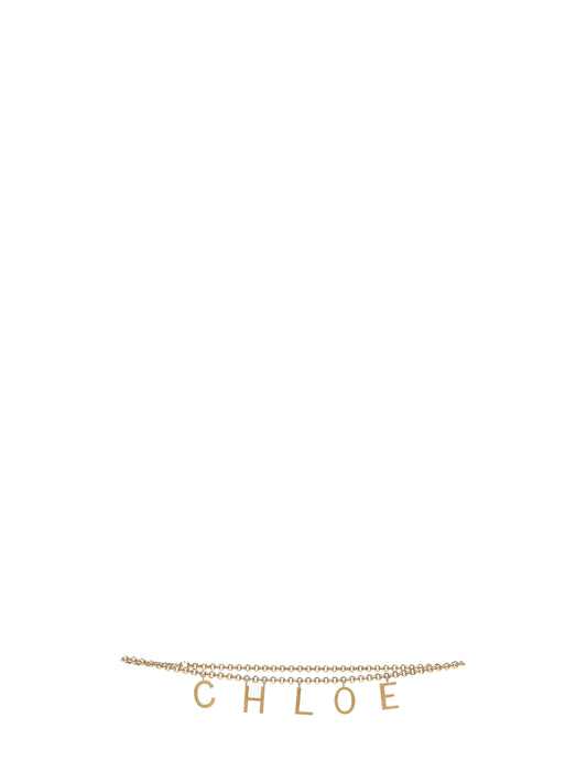 Chloé Women Gold Chloé Letters Jewelry Belt<Br/>