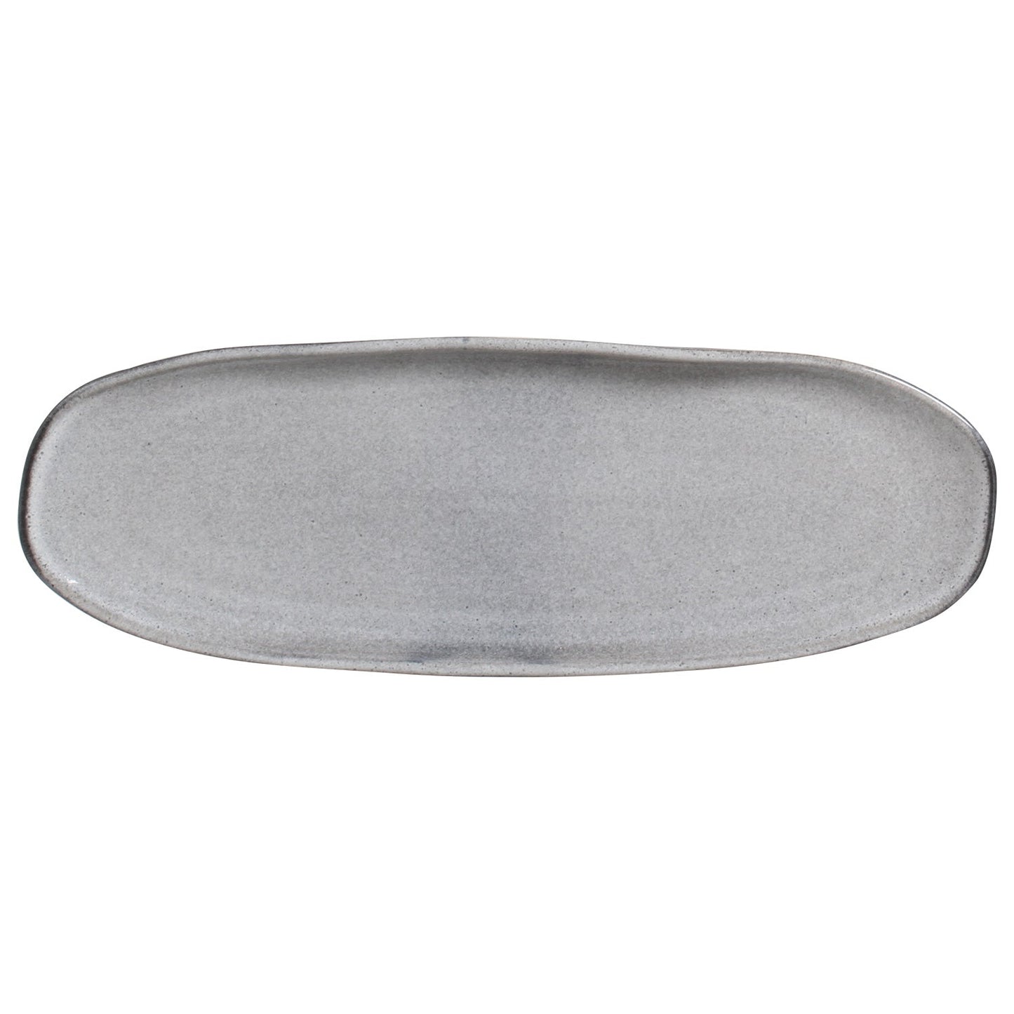Shallow Organic Oval Platter Large Set of 4