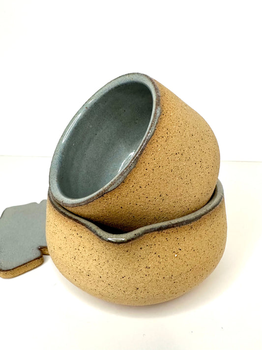 FRECKLES MATCHA SET. (Whisk+spoon & coaster included)