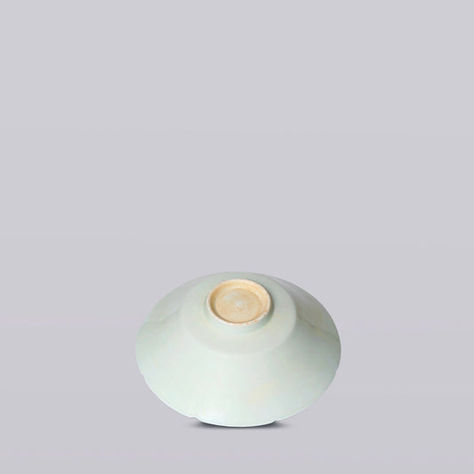 Celadon Porcelain Large Peony Conical Bowl