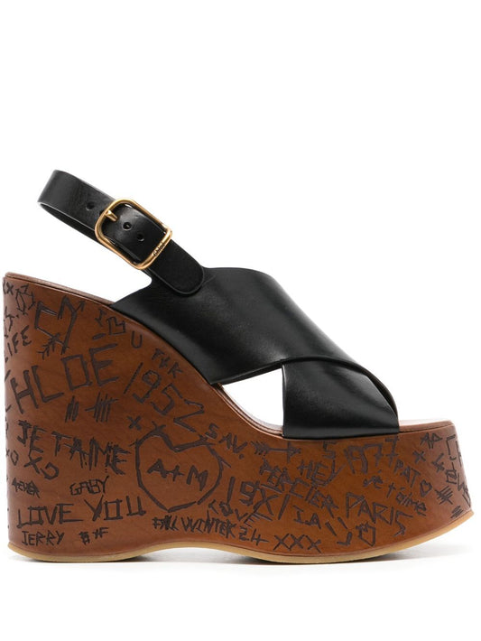 Chloe Women Maxime Wedge Sandals