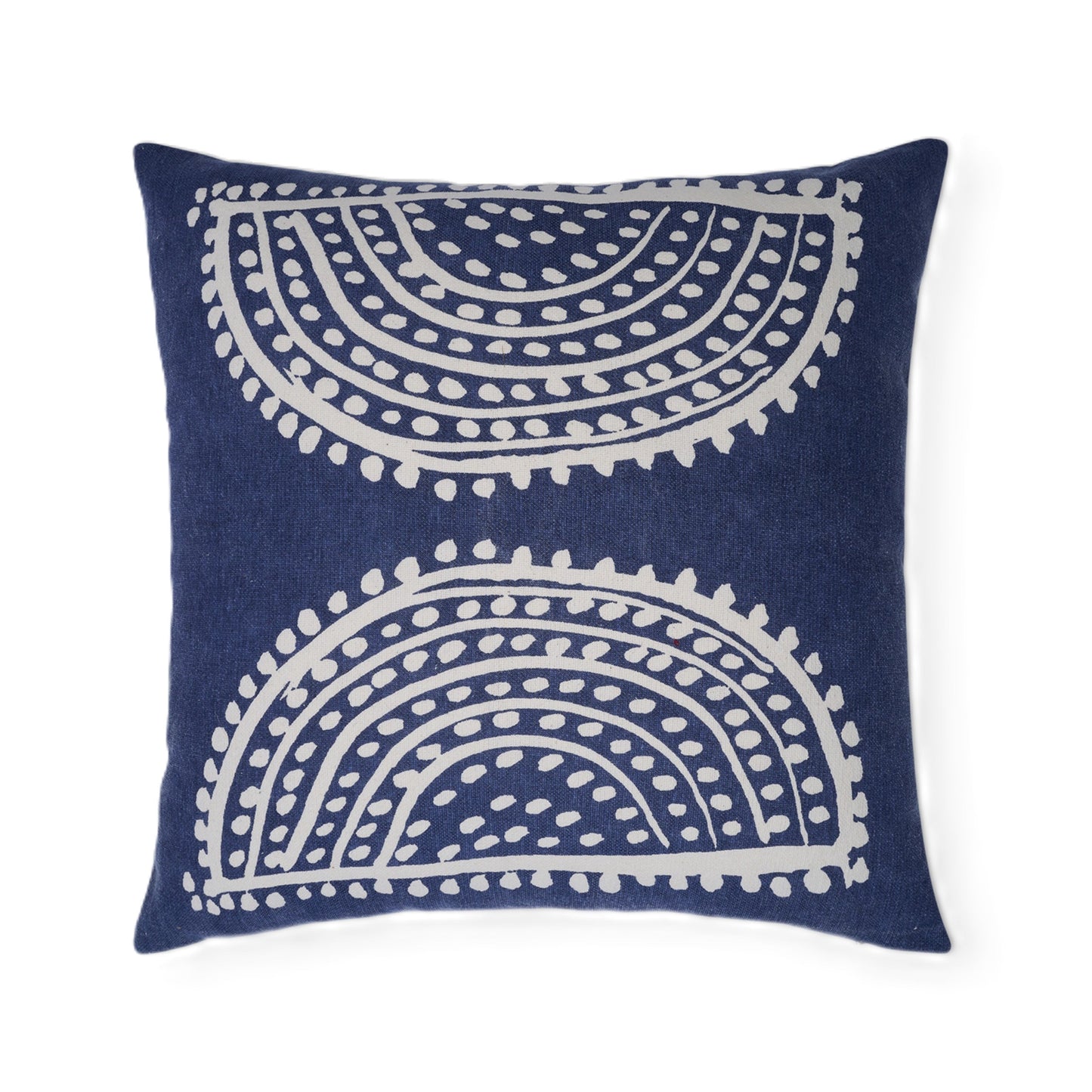Radiance oversized Sunburst motif print square pillow cover