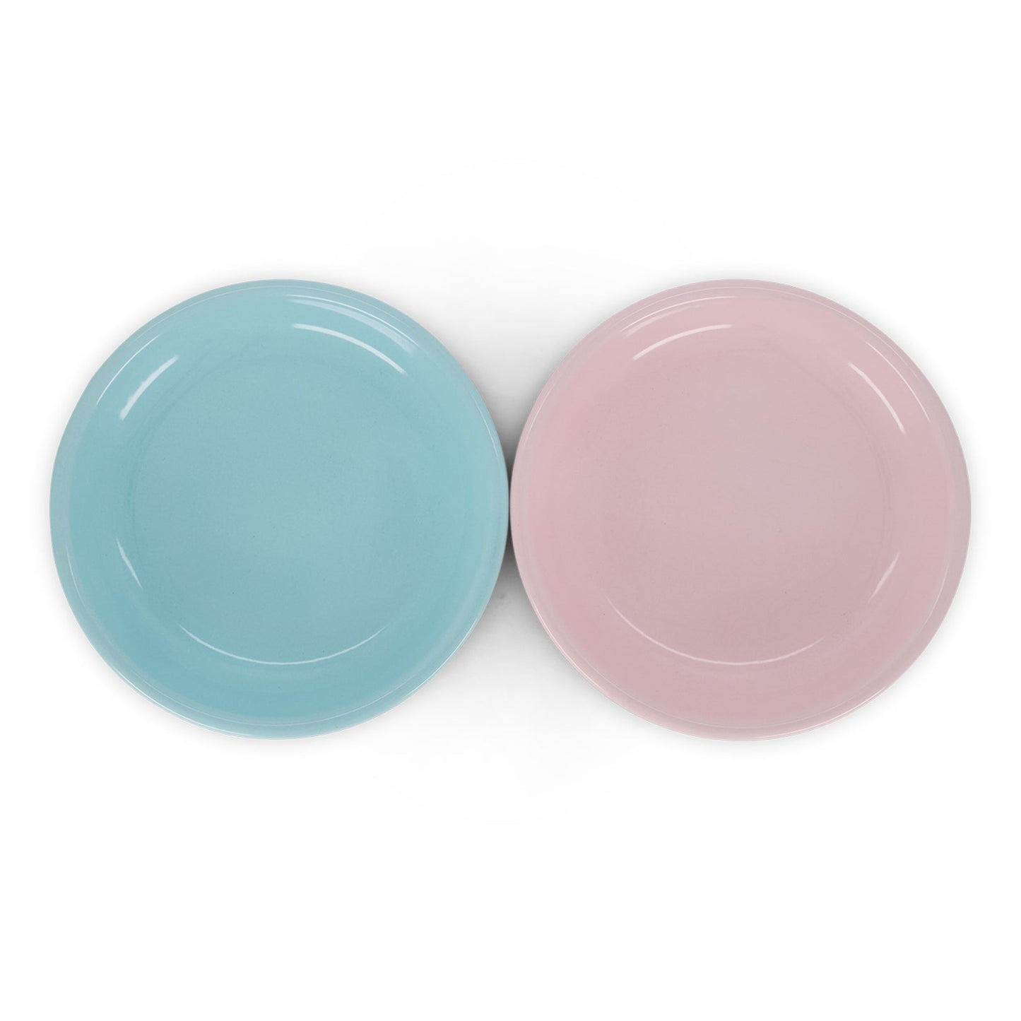 S/4 Enamel Side plate  - Two Tone