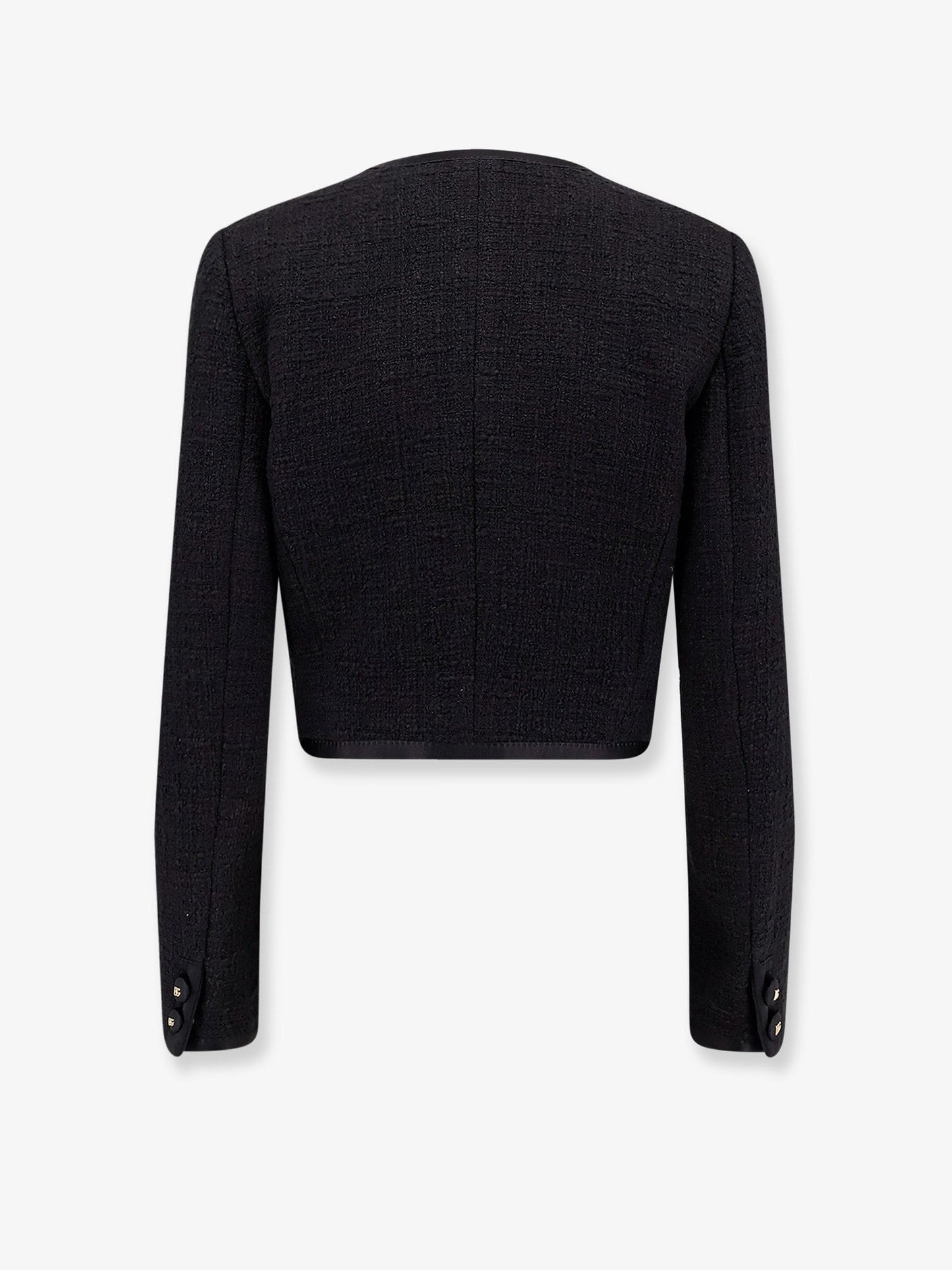 Dolce & Gabbana Women Cotton And Viscose Blazer With Animalier Print Lining