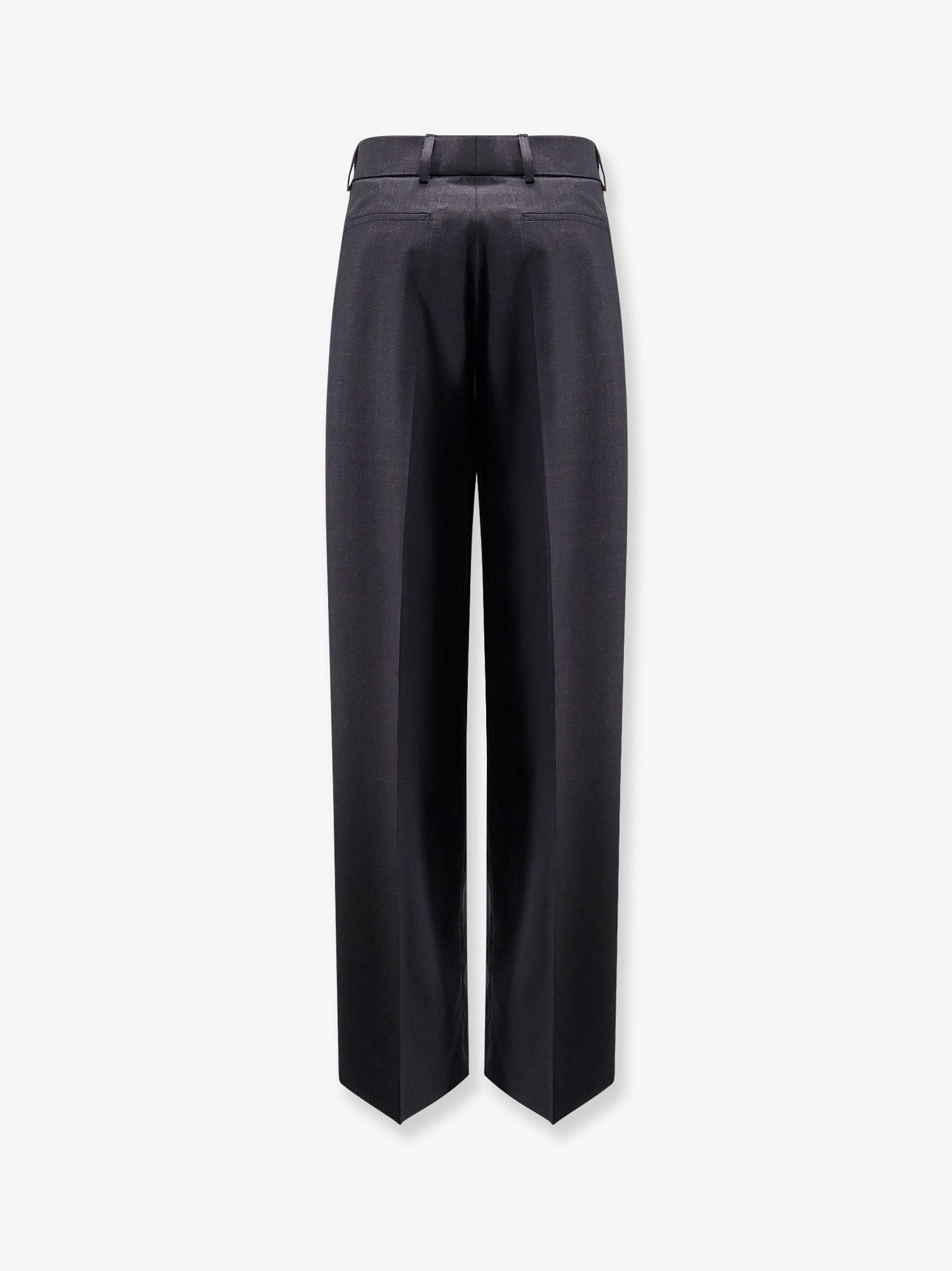 Gucci Women Wool Trousers With Gucci Embroidery