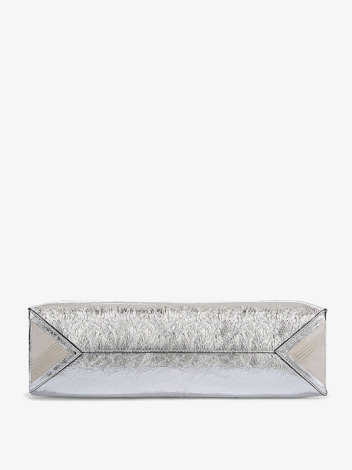 The Attico Women La Passeggiata Small Laminated Leather Shoulder Bag