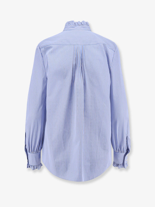Valentino Women Classic Stripe Poplin Shirt