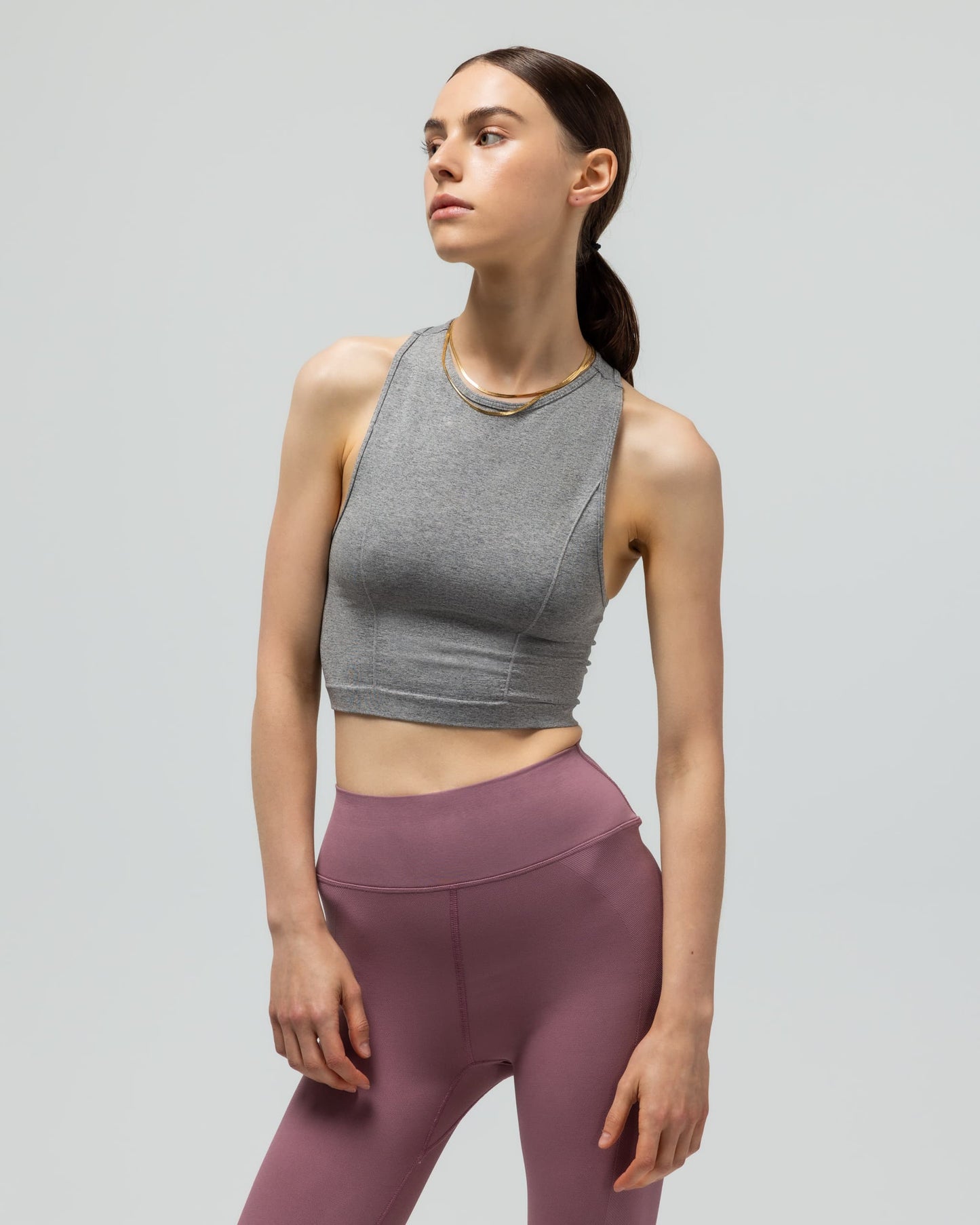 THE HEATHER CROPPED TANK
