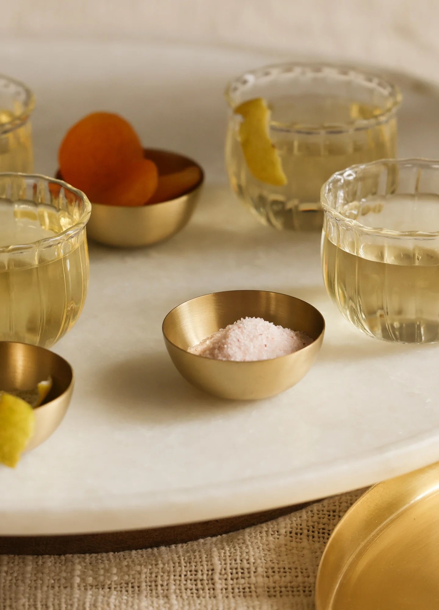 Heirloom Brass Dip Bowl S/2