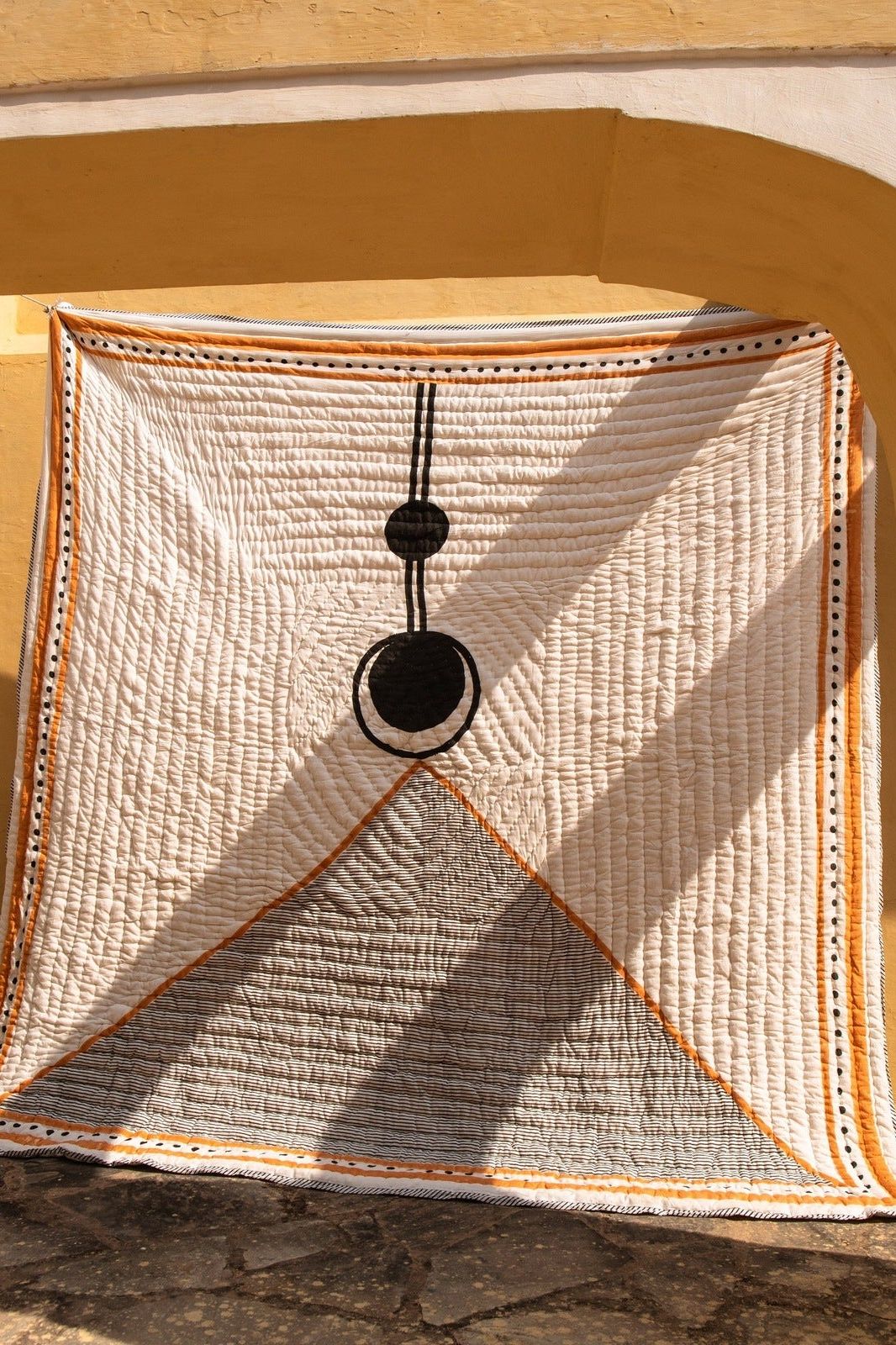 Bauhaus Quilt Reverse