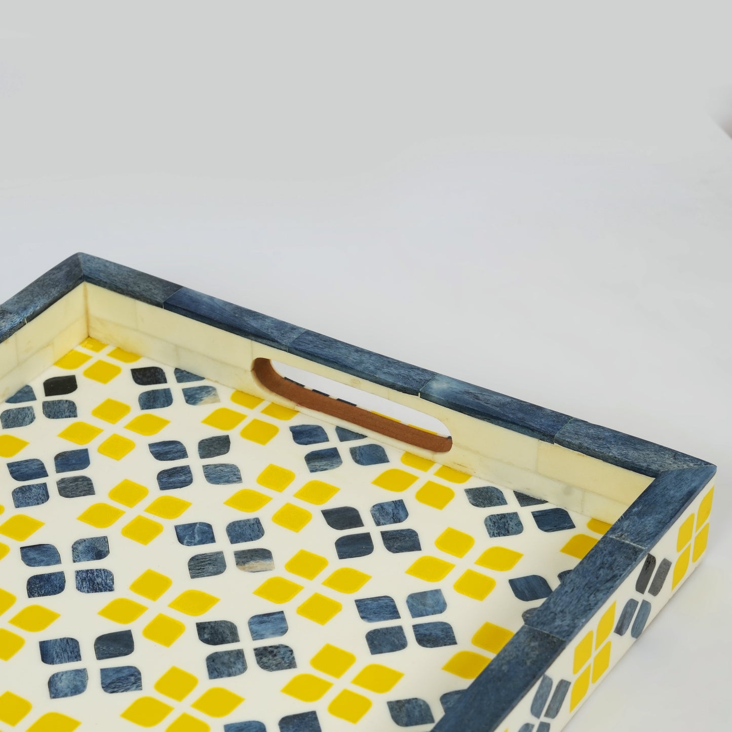 Marigold Mosaic Bone Inlay Tray