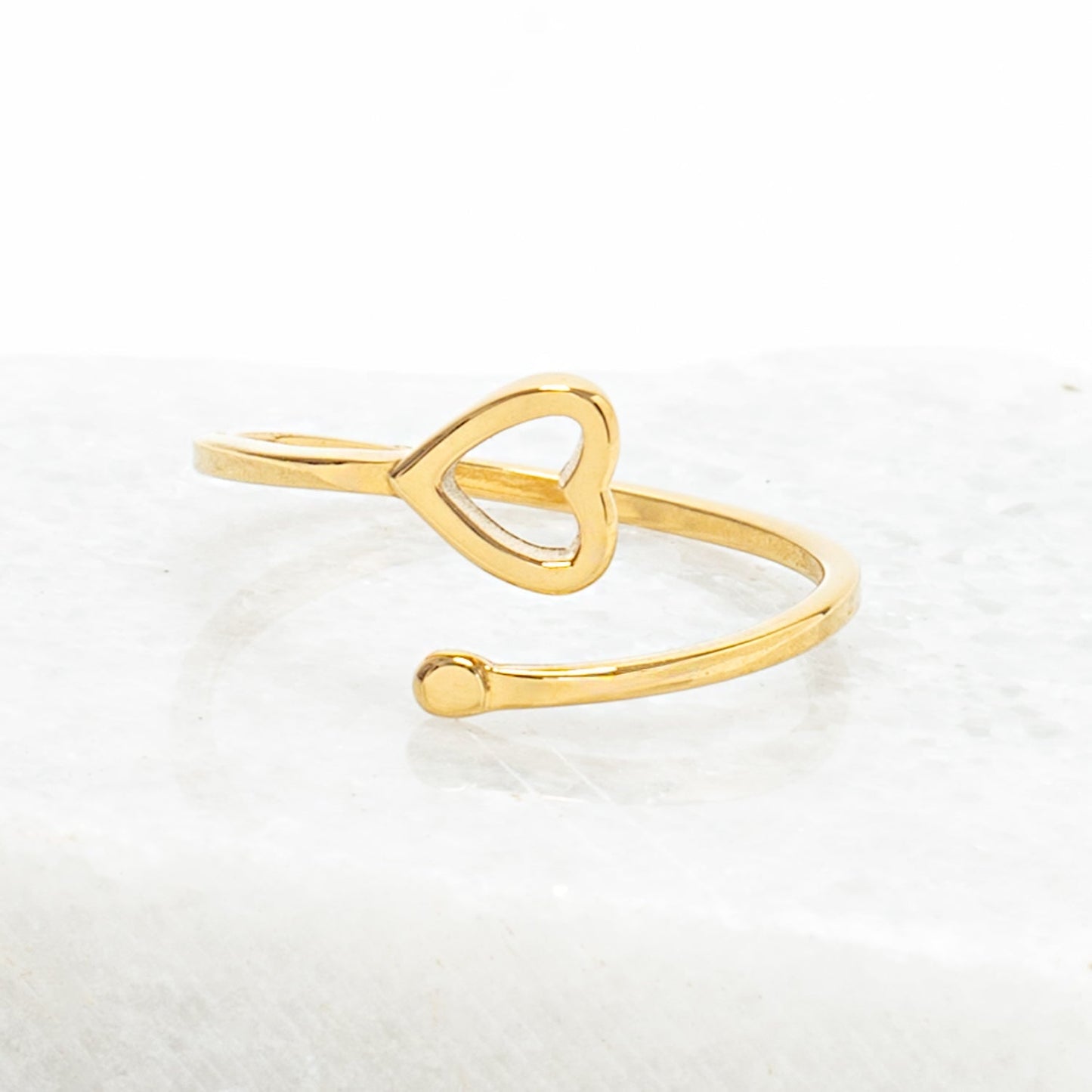 Ada Gold Heart Ring