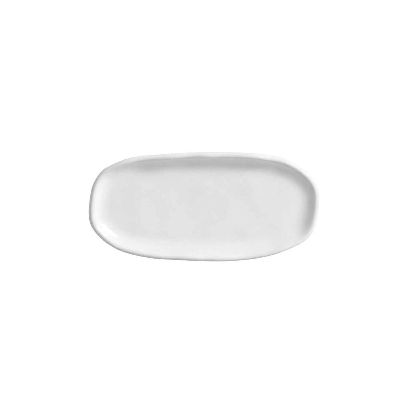 Shallow Organic Oval Platter Mini Set of 4