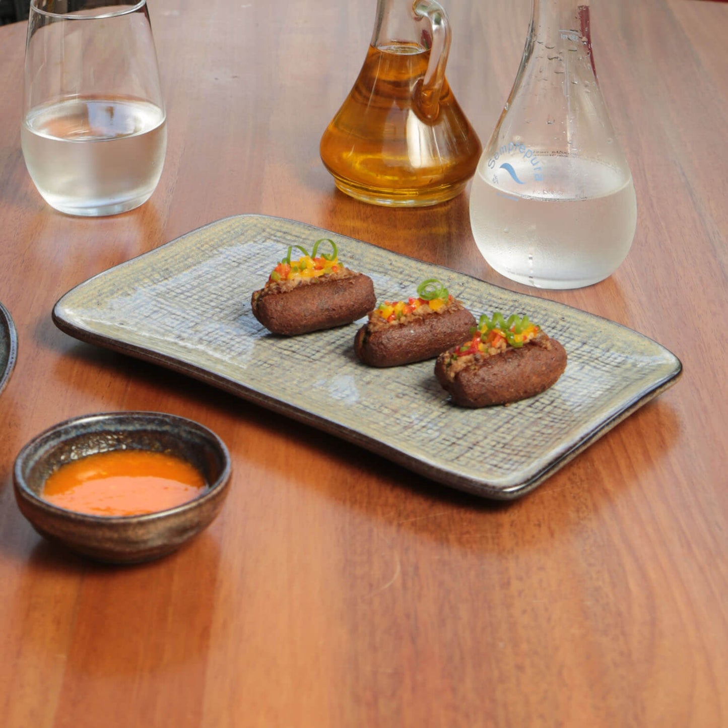 Rectangular Platter Juta Medium Set of 4