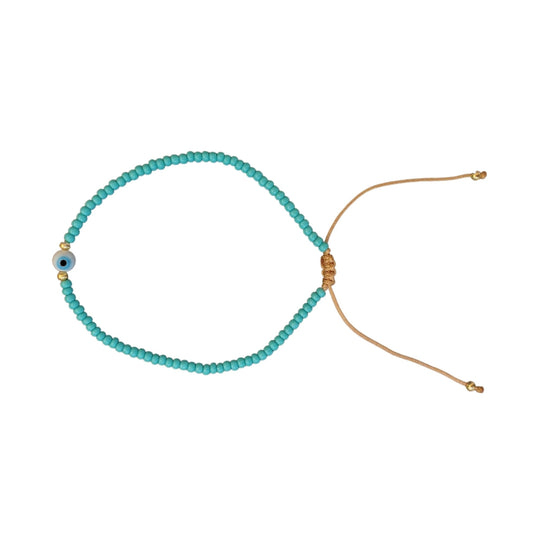 Turquoise Eye Anklet