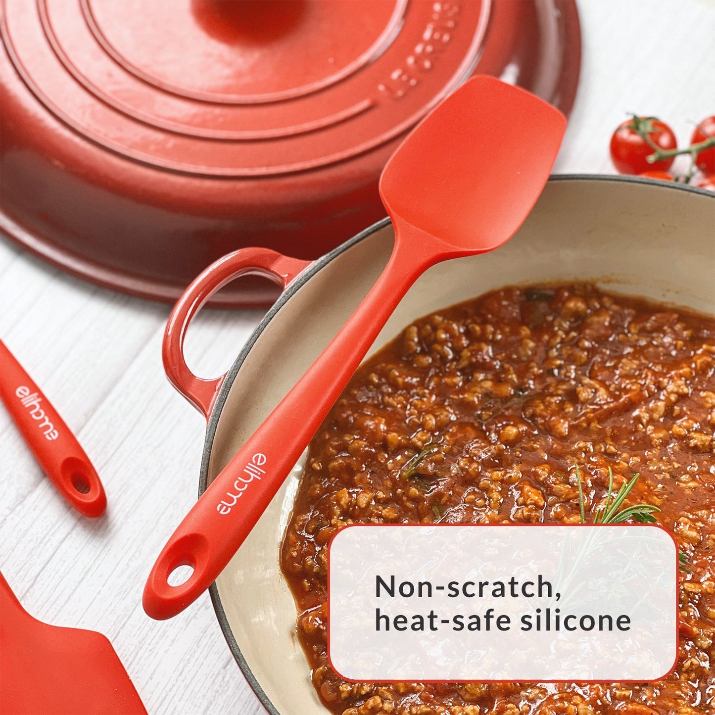 6 Piece Silicone Spatula Set