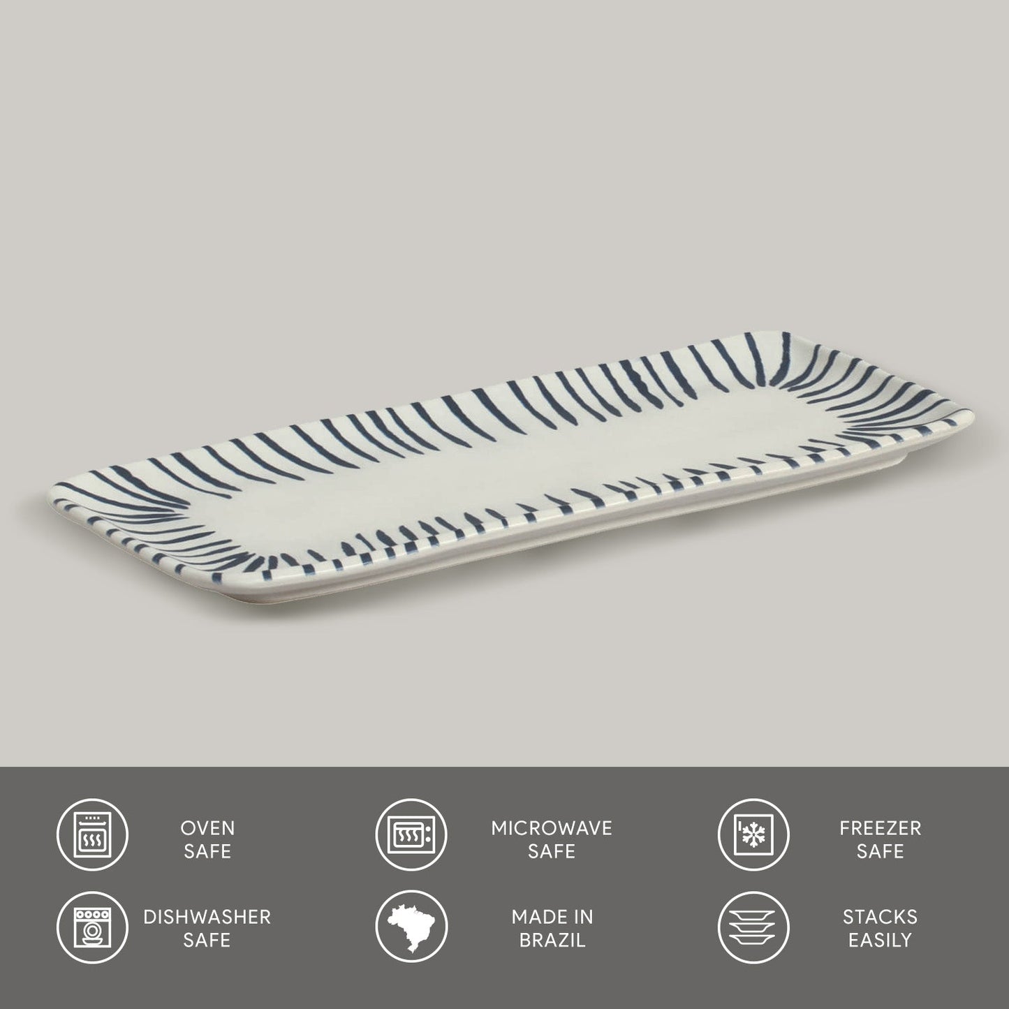 Rectangular Platter Medium Set of 4