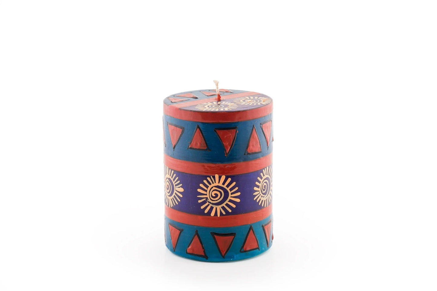 African Sky Painted Candles