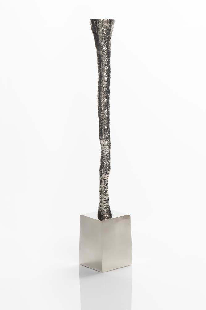 Nest Candle Holder Nickel Silver