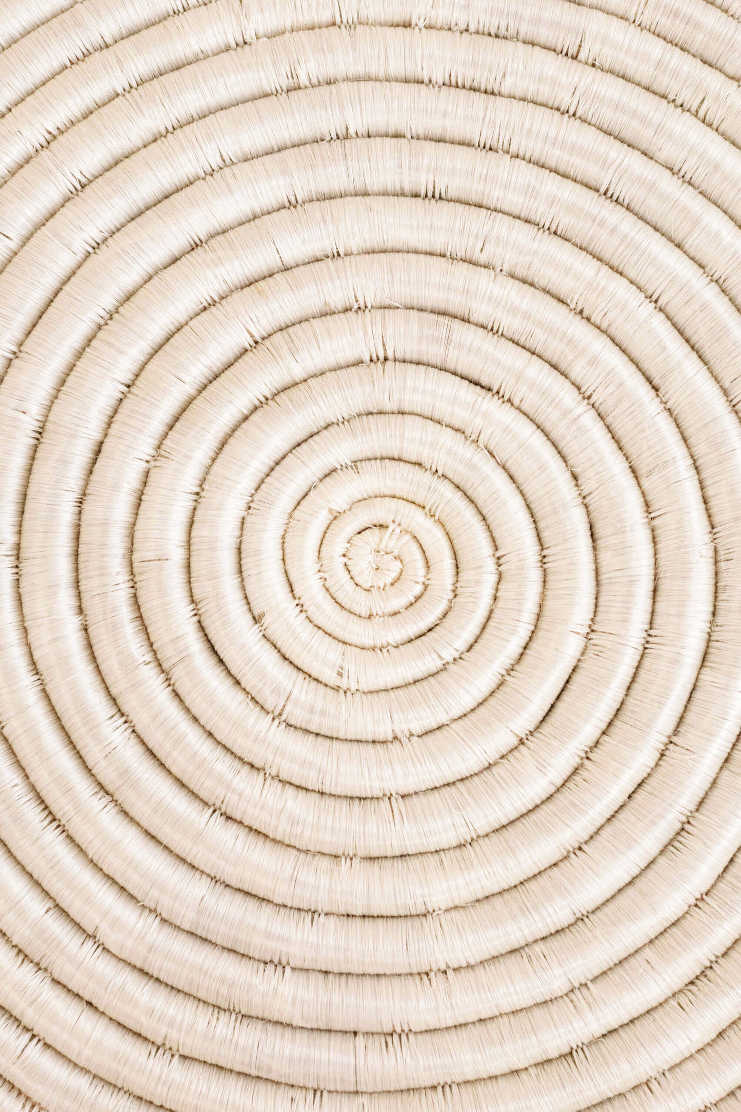 12" Sisal Placemat - White