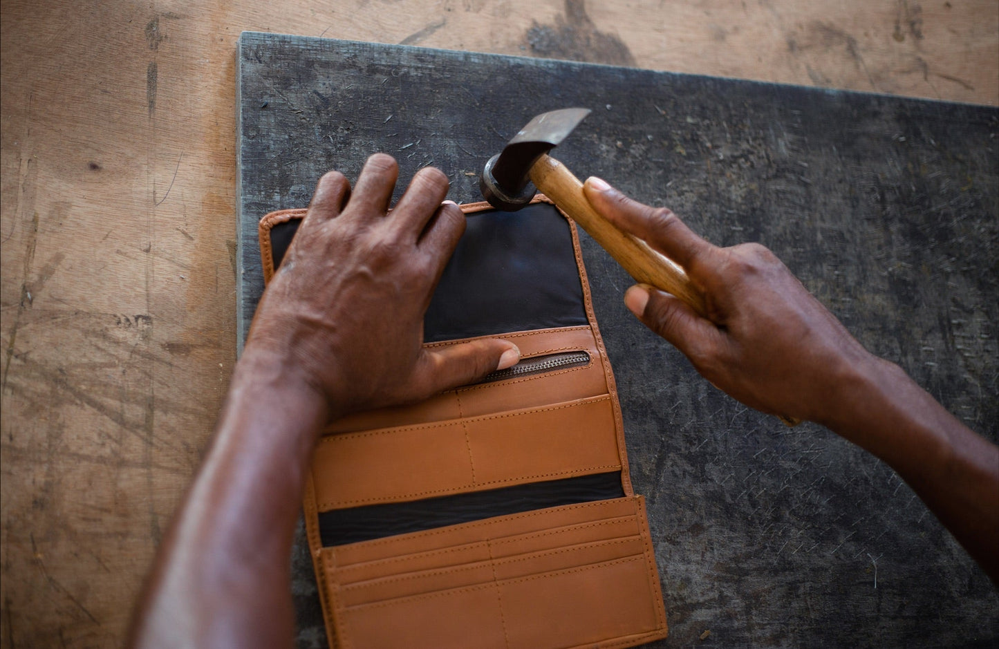 Woven Wristlet Wallet