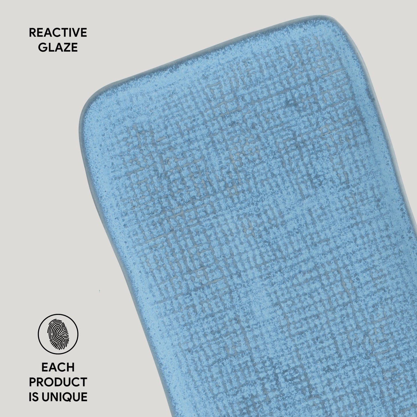 Rectangular Platter Juta Medium Set of 4