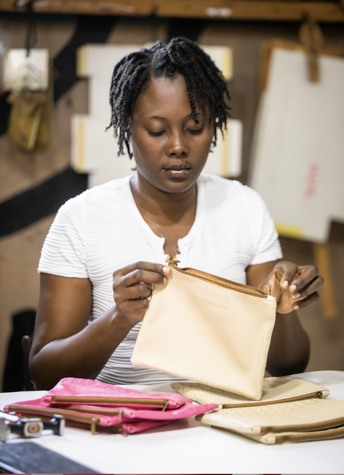 Woven Large/Small Pouch