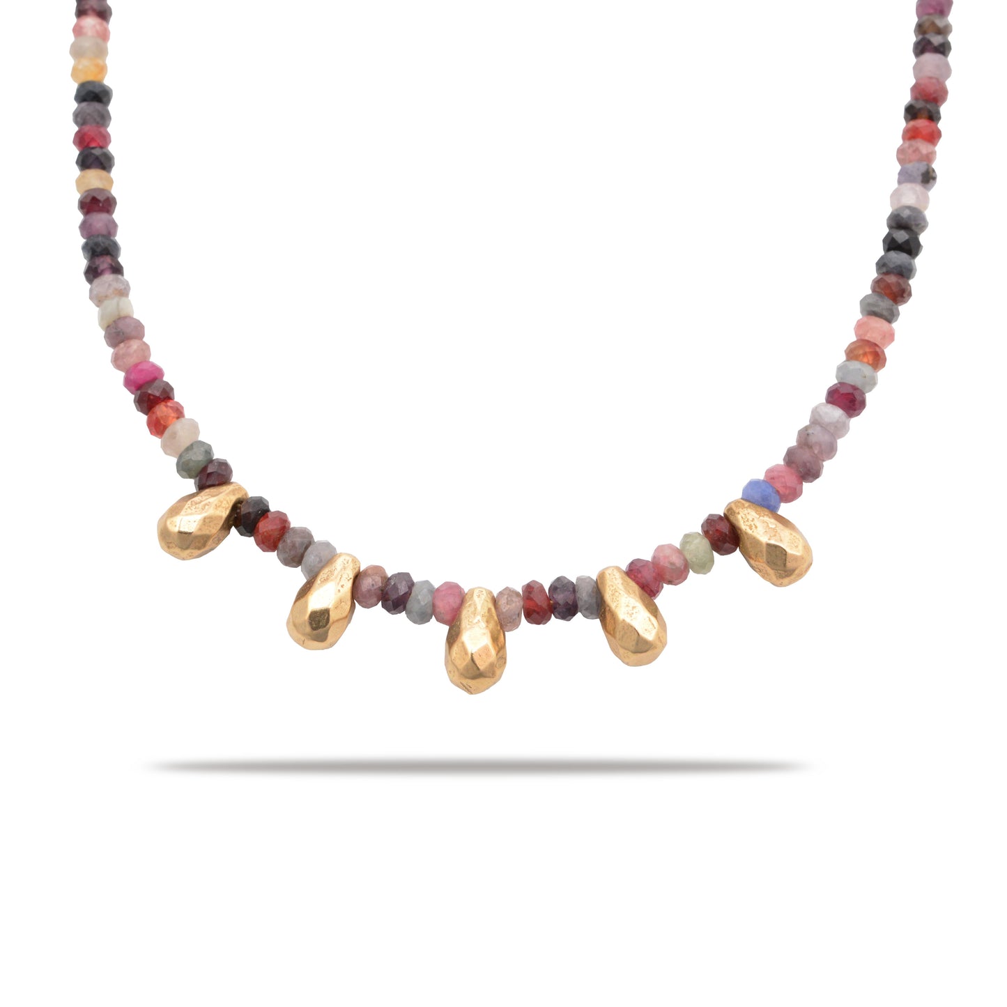 Spinel Teardrops Necklace