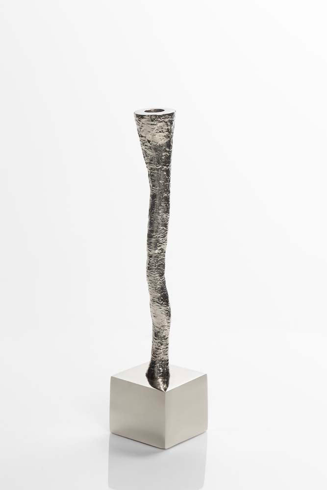 Nest Candle Holder Nickel Silver