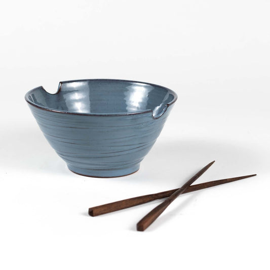 Chopsticks & Blue Bowl Set