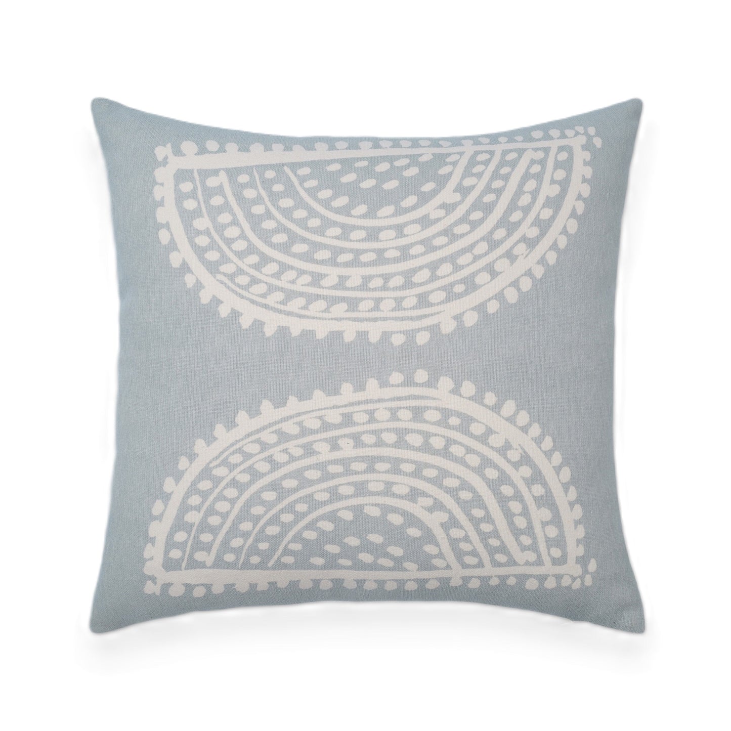 Radiance oversized Sunburst motif print square pillow cover
