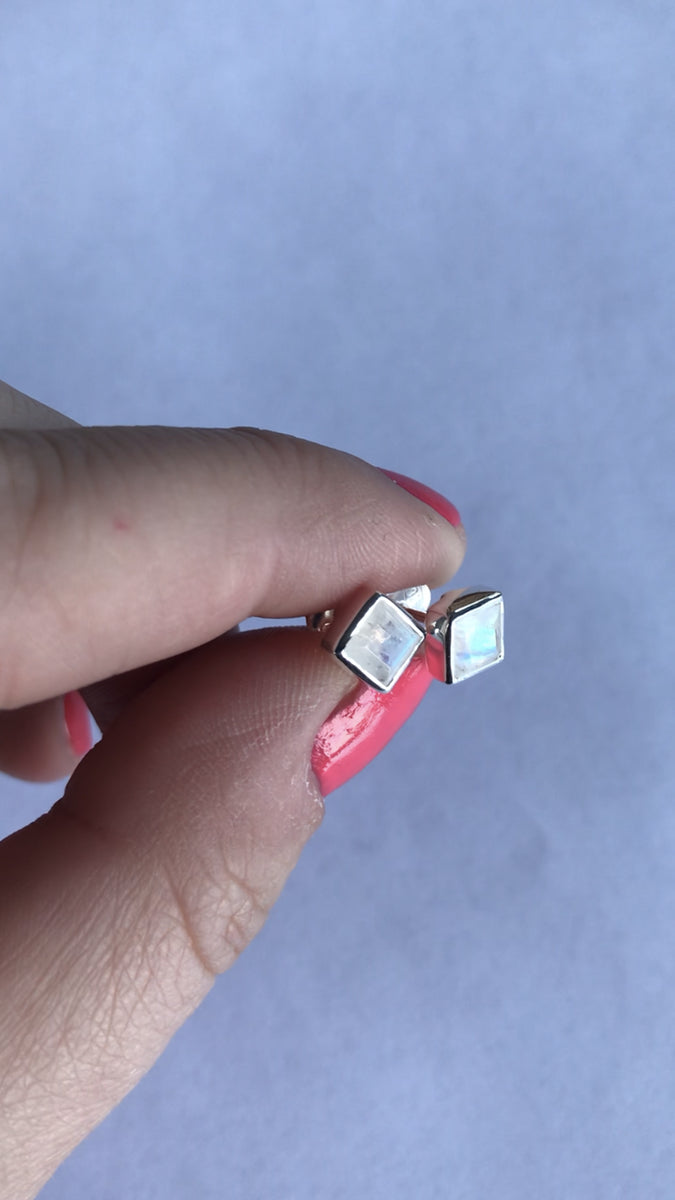 Crystal Waters Studs - Sterling Silver