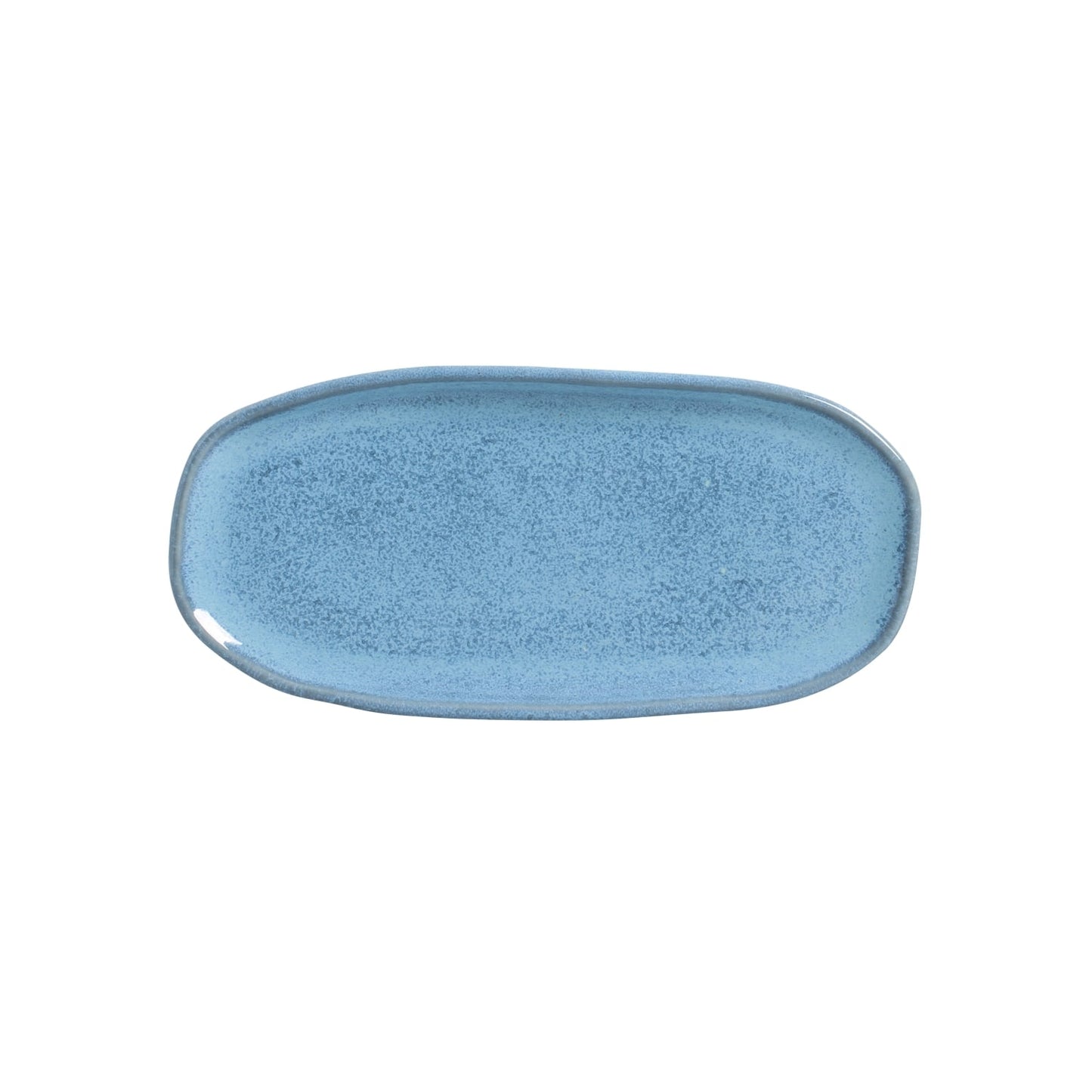 Shallow Organic Oval Platter Small Set of 4