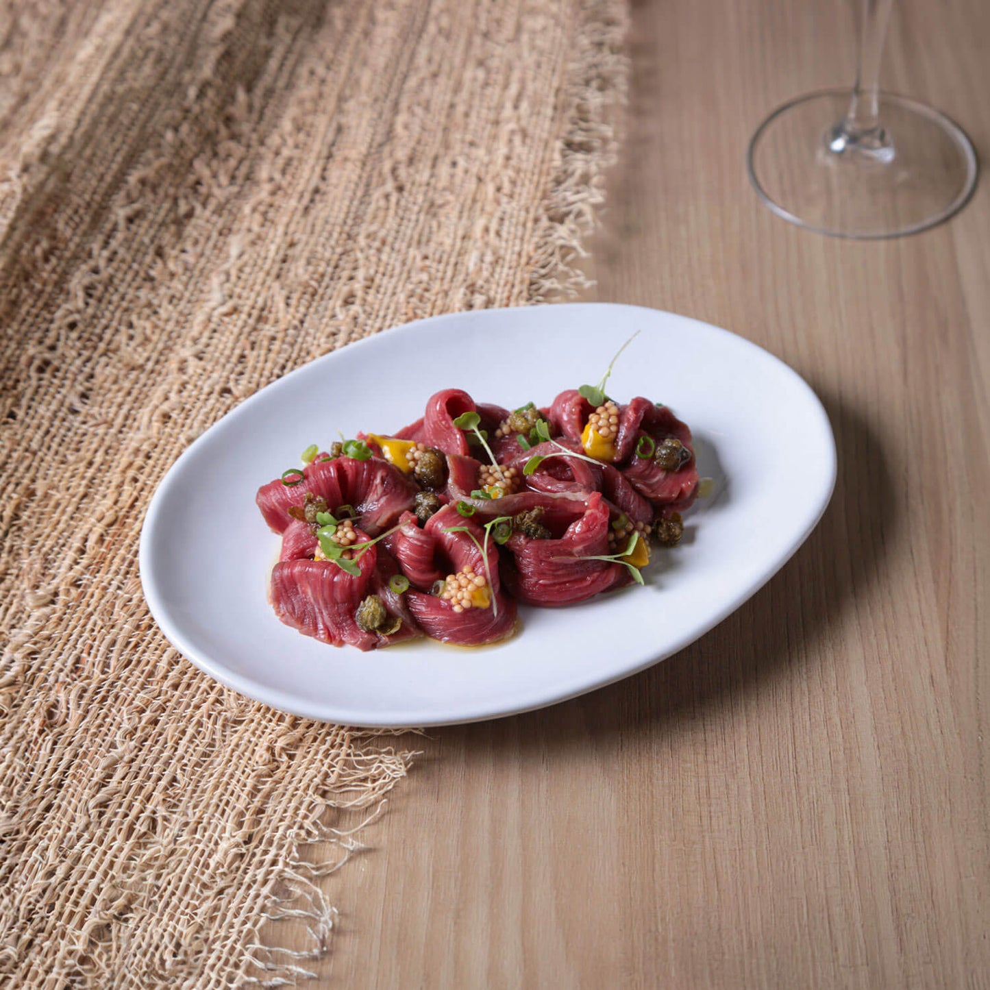 Oval Dessert Plate Set of 4