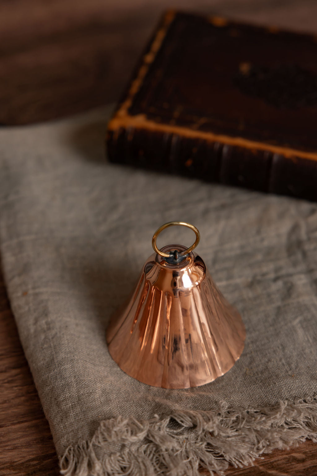 CMK Copper Bell Ornaments (Set of 2 or 4)